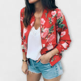 Andrea - Casaco bomber elegante floral