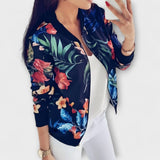 Andrea - Casaco bomber elegante floral