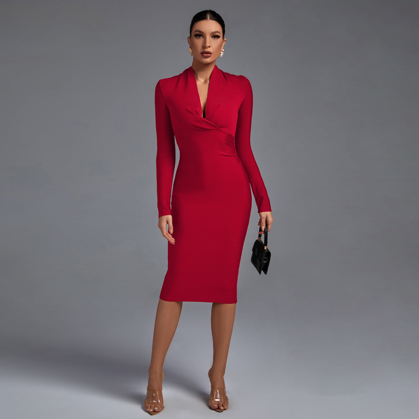 Samara - Elegante Vestido de Manga Larga
