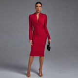 Samara - Elegante Vestido de Manga Larga