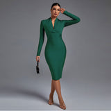 Samara - Elegante Vestido de Manga Larga