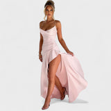 Samira - Vestido Maxi en Rosa Elegante