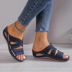 Sandra - Sandalias confort para el día a día - Azul
