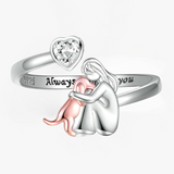 Abraço de Cão - Anillo (Cor de Rosa)