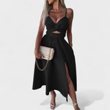 Cielo - Vestido Midi con Abertura