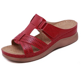 Tamara - Sandalias comfort para caminar - Rojo