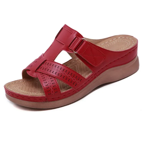 Tamara - Sandalias comfort para caminar - Rojo