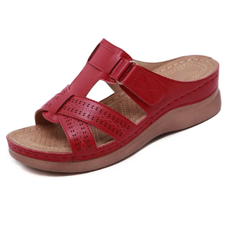 Tamara - Sandalias comfort para caminar - Rojo