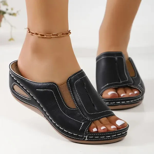 Telma - Sandalias de confort - Negro