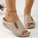 Telma - Sandalias de confort - Beige