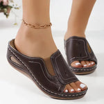 Telma - Sandalias de confort - Marrón