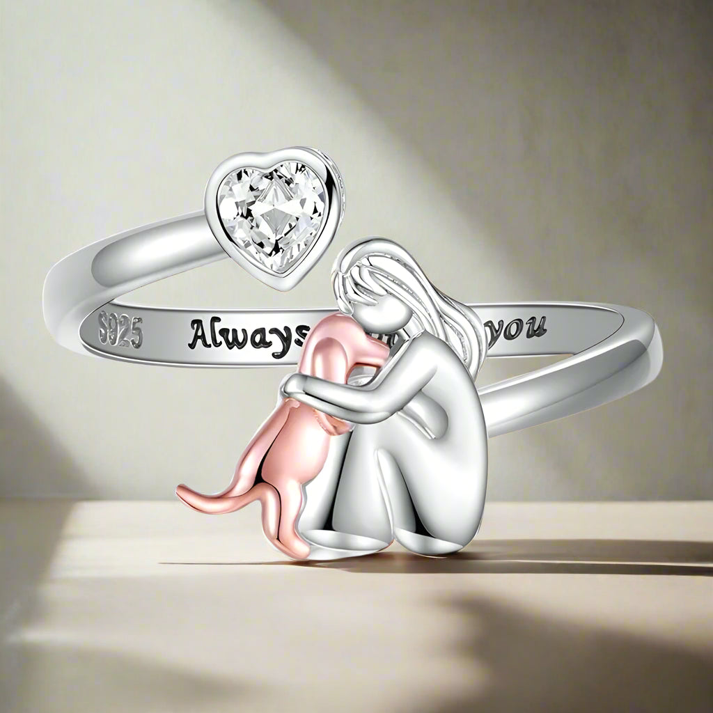 Abraço de Cão - Anillo (Cor de Rosa)